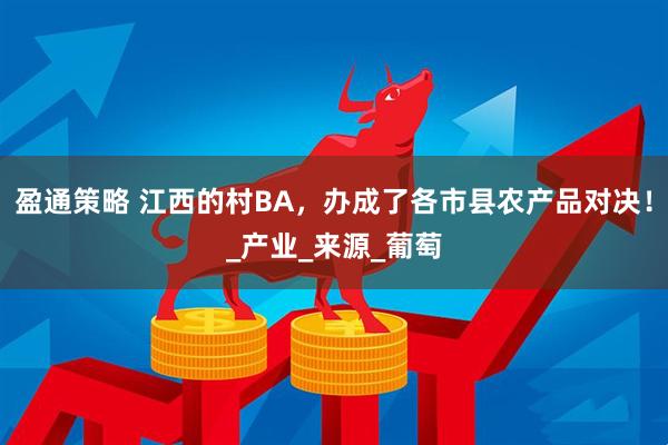 盈通策略 江西的村BA，办成了各市县农产品对决！_产业_来源_葡萄